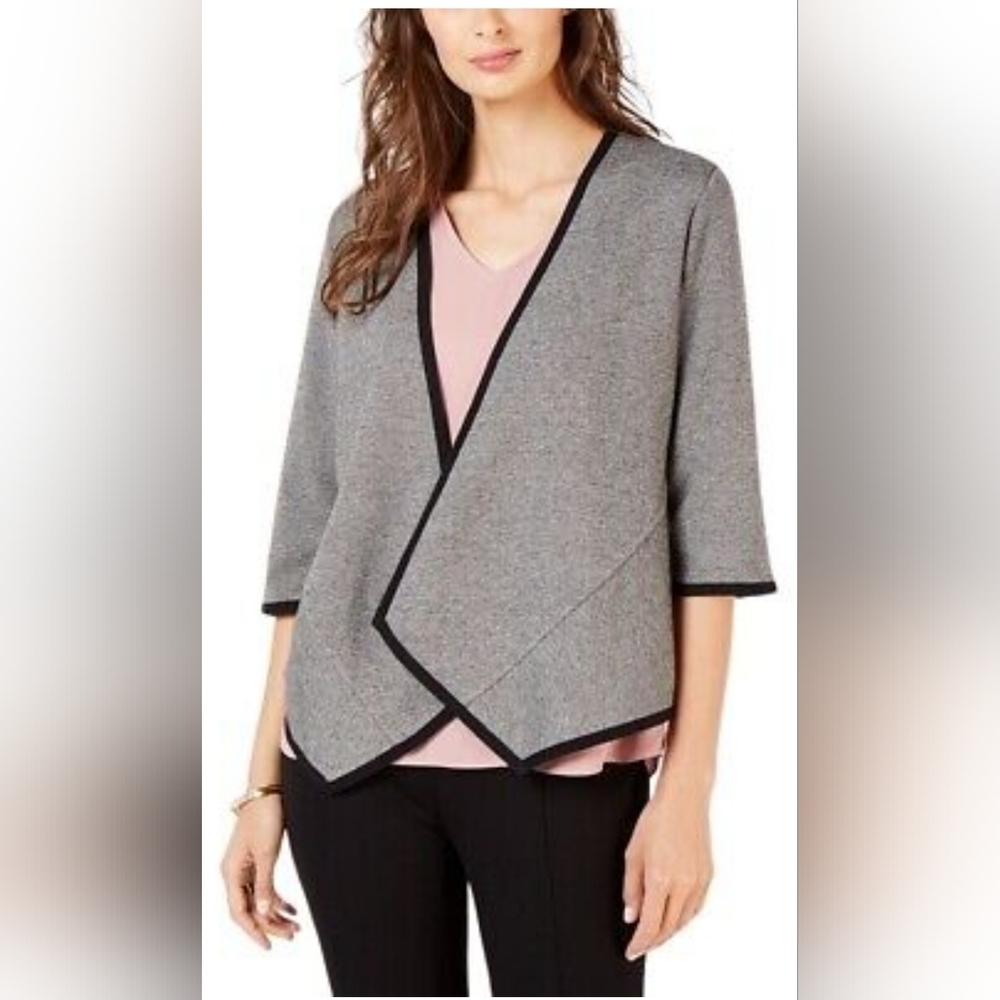 NEW NEW NEW!! Alfani Drape Front Open Cardigan Size 1X. #597